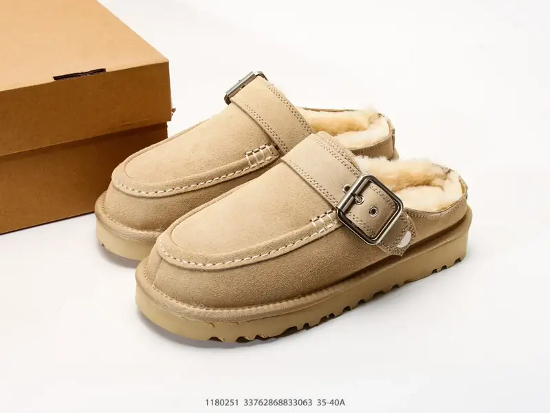 UGG GOLDEN FAMILY 舒适搭扣 保暖舒适 百搭耐穿 一脚蹬 低帮包头拖鞋 1180251 #33762868833063
